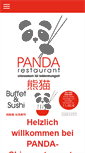 Mobile Screenshot of panda-chinarestaurant.de