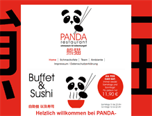 Tablet Screenshot of panda-chinarestaurant.de